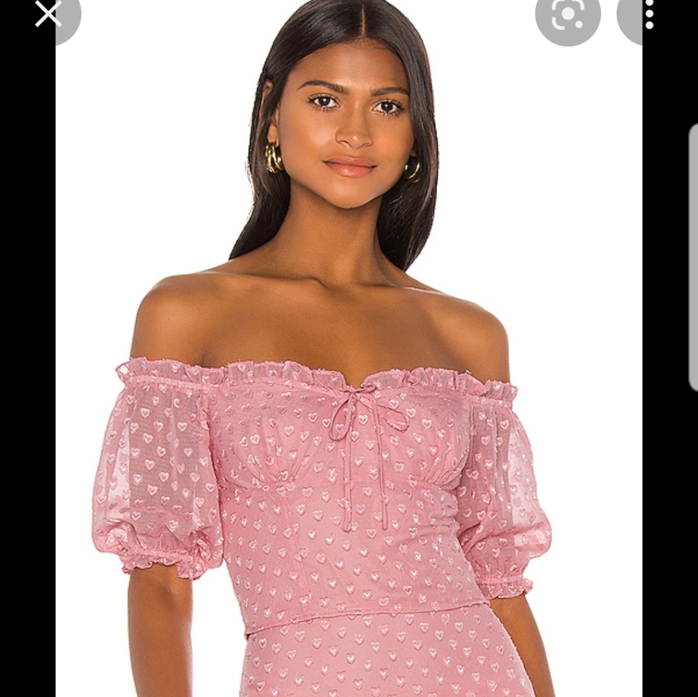 Privacy please celine heart print top